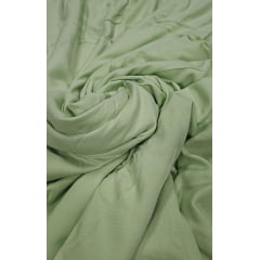 Viscose sarjada maça  verde - Largura 1,48 m x Comprimento 5,20 m 