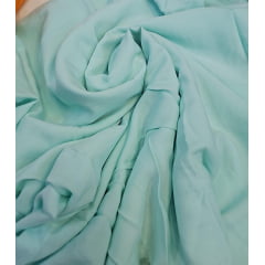 Viscose verde água  - Largura 1,47 m x Comprimento 2  M
