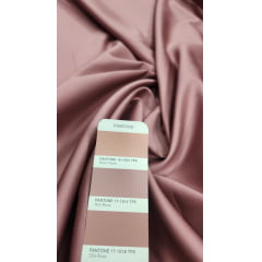 Percal Egípcio Acetinado Rosê Escuro - 400 Fios - Largura 2,80m