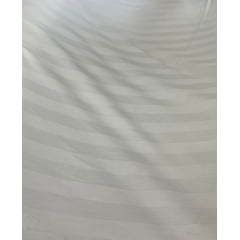 Percal Maquinetado Branco - 300 Fios