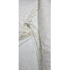 Renda Bordada Cordonê Off White