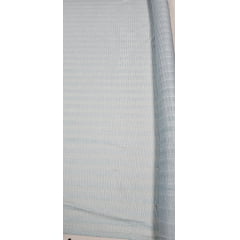 Renda Luminous  com Elastano Azul Bebê com Foil