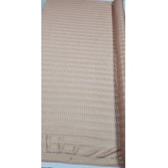 Renda Luminous  com Elastano Rosê com Foil