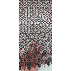 Renda Guipir Bicolor Bordado