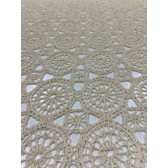 Renda Guipir Crochet Zara Mandala Natural