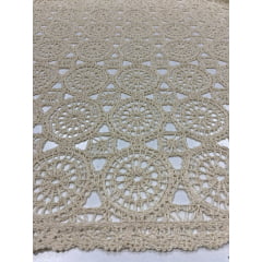 Renda Guipir Crochet Zara Mandala Natural