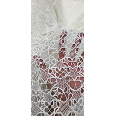 Renda Guipir Dull Opaca Estrela off White