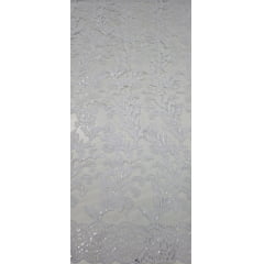 Renda Guipir Nigeriana Bordada Branca Modelo ST01 (corte de 4,50 m)