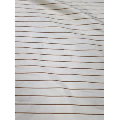 Sarja Listrada Italy com Elastano Amarelo com Terracota