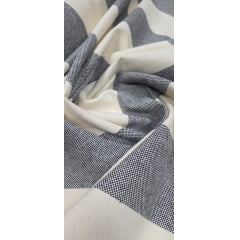 Sarja Pesada Fio Tinto Preto e Branco