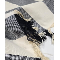 Sarja Pesada Fio Tinto Preto e Branco