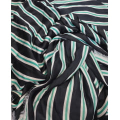Seda gloss listrado  - Largura 1,45 m x Comprimento 3,80 m 