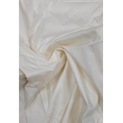 Shantung de seda pura off - Comprimento 2,80 m x Largura 1,35 m 