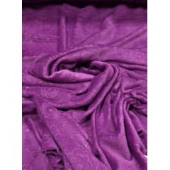 Ultra Soft Alto Relevo Flores e Borboletas Fucsia