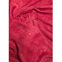 Ultra Soft Alto Relevo Flores e Borboletas Vermelhas