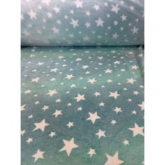 Ultra Soft Fleece 3D Estrelas Degradê - Brilha no Escuro