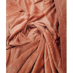 Ultra Soft Fleece Dupla Face Terracota