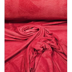 Ultra Soft Fleece Dupla Face Vermelho