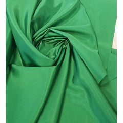 Tafetá Indiano Toque de Seda Verde Bandeira Claro