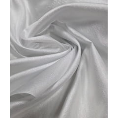 Tafetá Tussor Branco com Prata Bride Tafetá Tussor Branco com Prata Bride