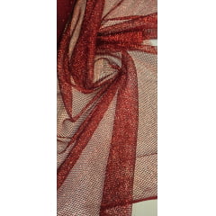 Tela Com Glitter Premium Marsala