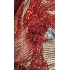 Tela Com Glitter Premium Marsala