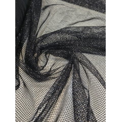 Tela Com Glitter Premium Preto