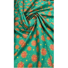 Tergal Natalino Fundo Verde 01