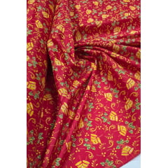 Tergal Natalino Sinos  Fundo Vermelho 08