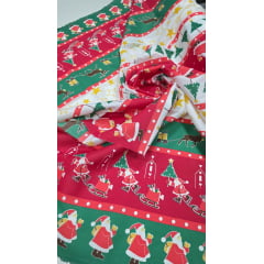 Tergal Natalino Tricolor Listrado 06