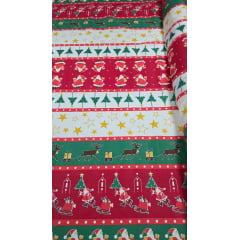 Tergal Natalino Tricolor Listrado 06