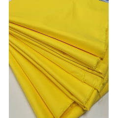 Tricoline amarelo canário 100% algodão  - Largura 1,45 m x Comprimento 2 m  