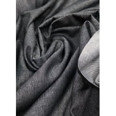 Tricoline Denim Lisa Preto
