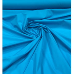 Tricoline Lisa Azul Turquesa Premium 100% Algodão