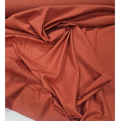 Tricoline Lisa Terracota Premium 100% Algodão