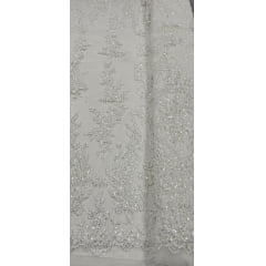 Tule Bride com Glitter Furtacor e Paetê Modelo 1012