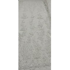 Tule Bride com Glitter Furtacor e Paetê Modelo 1012