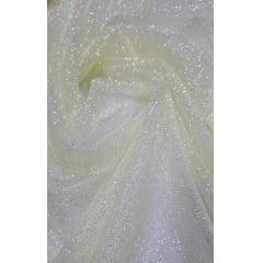 Tule com Glitter Amarelo Leve Furtacor