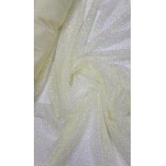 Tule com Glitter Amarelo Leve Furtacor