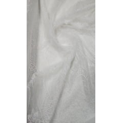 Tule com Glitter Furtacor e Miçangas Branco Modelo 21103