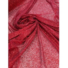 Tule com Glitter Marsala Pesado 02