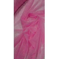 Tule com Glitter Pink Leve Furtacor