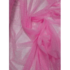 Tule com Glitter Pink Leve Furtacor