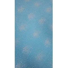 Tule  Explosão com Glitter Branco