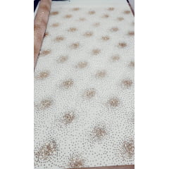 Tule  Explosão com Glitter Rosê Gold
