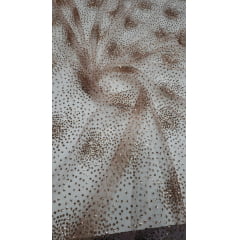 Tule  Explosão com Glitter Rosê Gold