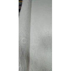 Tule Flores com Glitter Furtacor e Mini Miçangas Transparentes Modelo 16804
