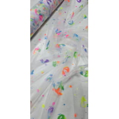 Tule Estampado Mermaid Multicolor