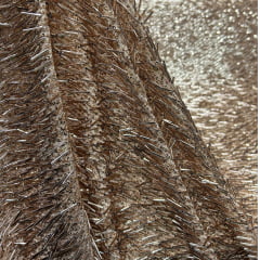 Tule Bordado com Paetês e Canutilhos Saab Rosê Gold