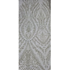 Tule Bordado com Pedrarias Imperial Champagne